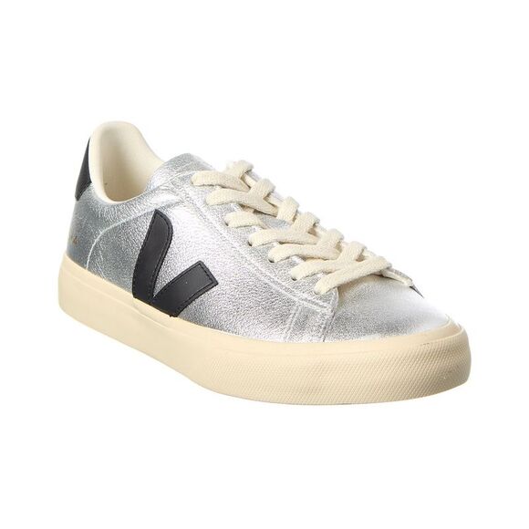 VEJA Shoes - Veja Campo Leather Sneaker, Silver
